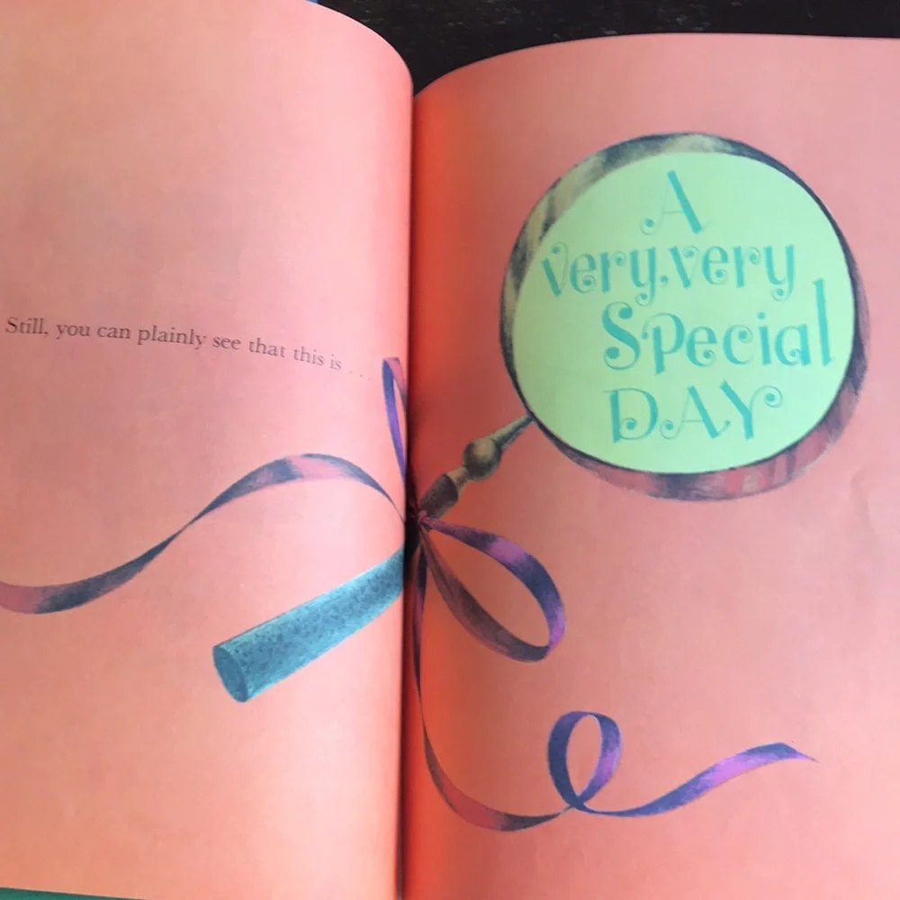 A Very Very Special Day Vintage Birthday Hardcover Book Original Dust Jacket